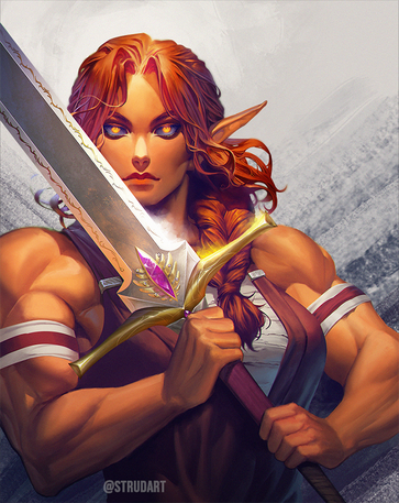 Eladrin Elf Commissioned by Diana/Babyv05